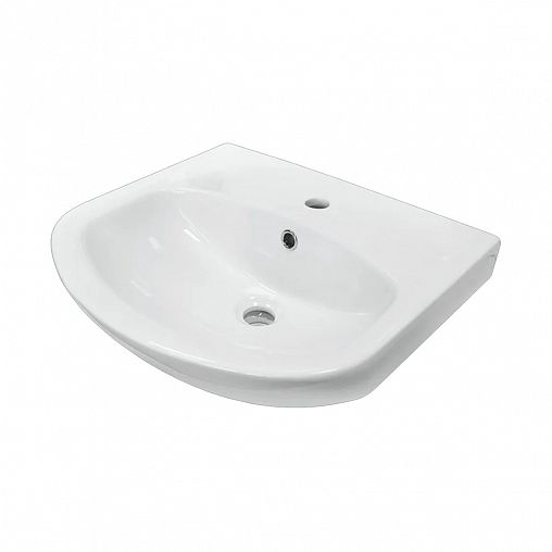 Раковина Sanita Аттика 50, 53,2 x 45,3 x 18,6 см, белая фото