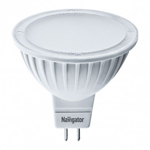 Лампа светодиодная Navigator NLL-MR16-DIMM Софит, GU5.3, 7 Вт, 4000 К, холодный белый свет фото