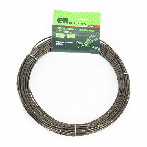 Проволока стальная Сибртех, вязальная, термообработанная, 1,6 мм x 20 м фото