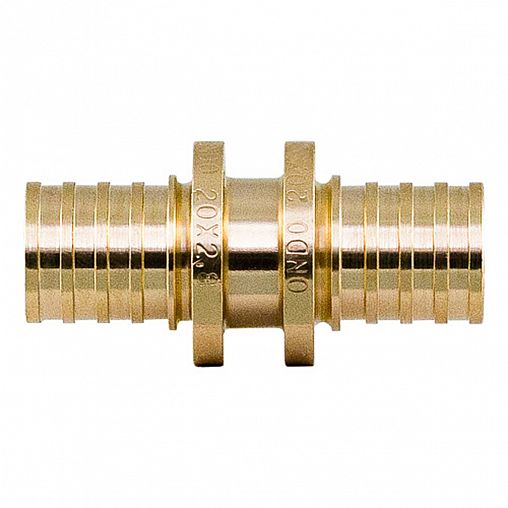 Муфта аксиальная ONDO, латунная, 20 x 20 мм фото