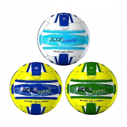 Мяч волейбольный Ecos №5, микс фото