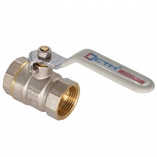 Кран шаровой латунный СТМ Стандарт, 3/4", внутренняя/внутренняя резьба, ручка фото