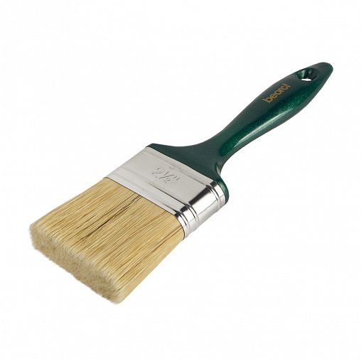 Кисть плоская Beorol Professional 2,5", натуральная щетина, 63 x 21 мм фото