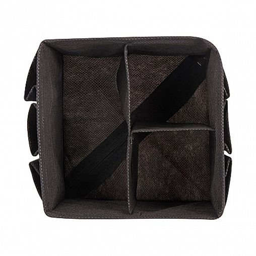 Органайзер для косметики Рыжий кот, 15 x 15 x 12 см, черный фото