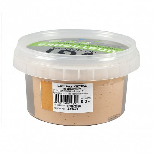 Шпатлевка по дереву VGT Экстра, акриловая, 0,3 кг, бук фото