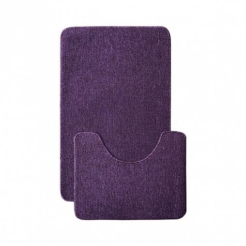 Коврик в ванную и туалет L Cadesi Light Latex, 50 x 80 + 50 x 40 см, полипропилен, лиловый фото