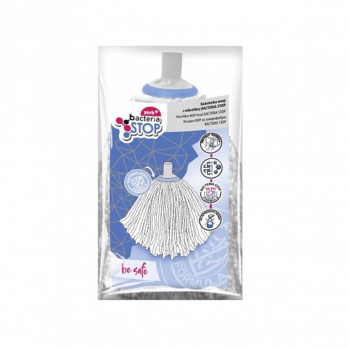 Насадка к швабре York Bacteria Stop, микрофибра, 25 см фото