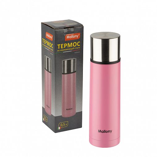 Термос Mallony Bossolo, нержавеющая сталь, 0,5 л фото
