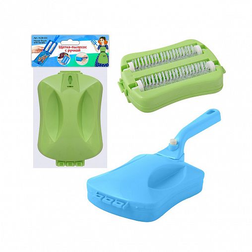 Щетка-пылесос с ручкой Мультидом, 16 x 10,5 см, микс фото