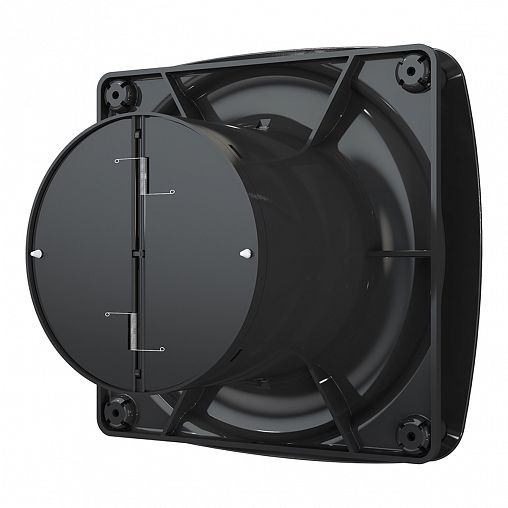 Вентилятор осевой вытяжной DiCiTi Rio 5C Obsidian D125, с обратным клапаном фото