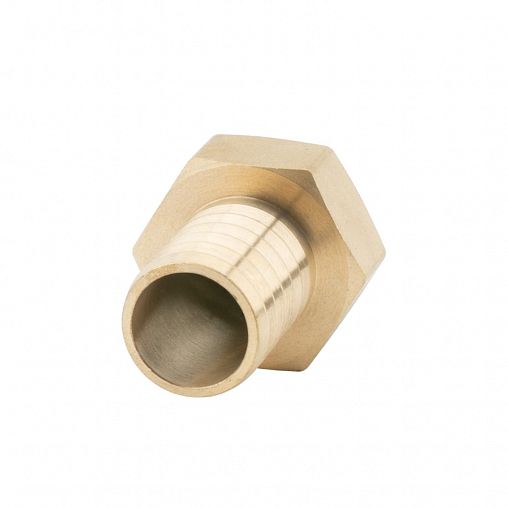 Штуцер латунный для шланга Alato с внутренней резьбой 3/4", 25 мм фото
