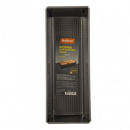 Форма для выпечки Mallony Grano, с антипригарным покрытием, 30,5 x 11,5 x 7,5 см фото