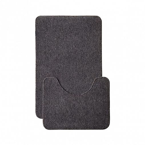 Коврик в ванную и туалет L Cadesi Light Latex, 50 x 80 + 50 x 40 см, полипропилен, коричневый фото