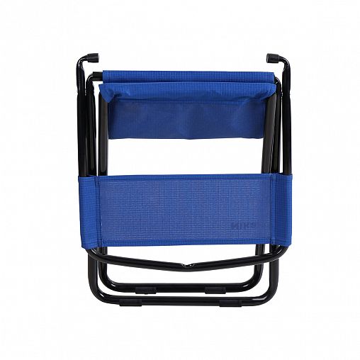 Стул походный складной Nika ПС1, со спинкой, синий фото