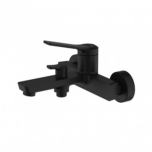 Смеситель для ванны IDDIS Parker, черный матовый фото