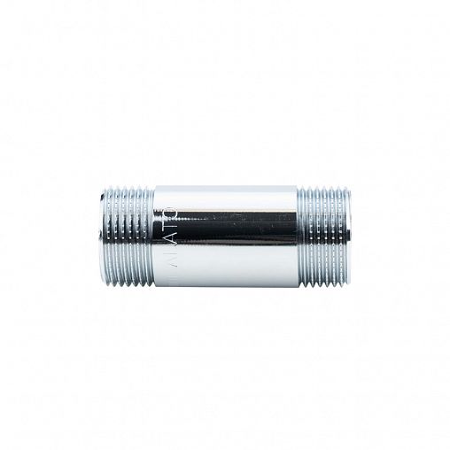Удлинитель бочонок латунный хромированный Alato наружная резьба 1" x 80 мм фото