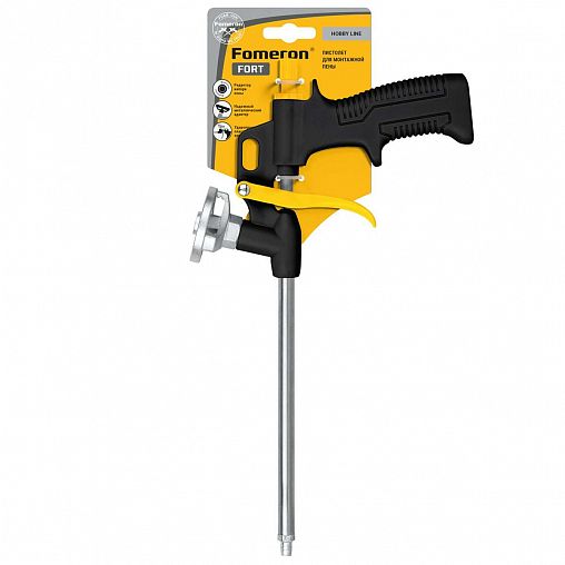 Пистолет для монтажной пены Fomeron Fort, пластиковый корпус фото