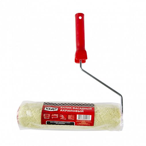 Валик акриловый фасадный Кедр, D48 x 240 мм, ворс 12 мм, бюгель 6 мм фото