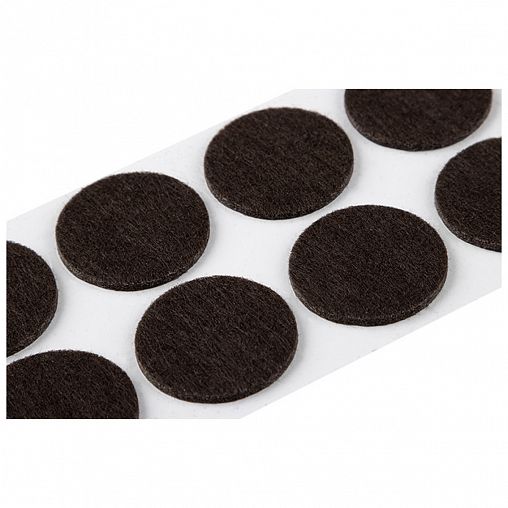 Протекторы для мебели самоклеящиеся Рыжий кот, 45 шт, коричневые фото