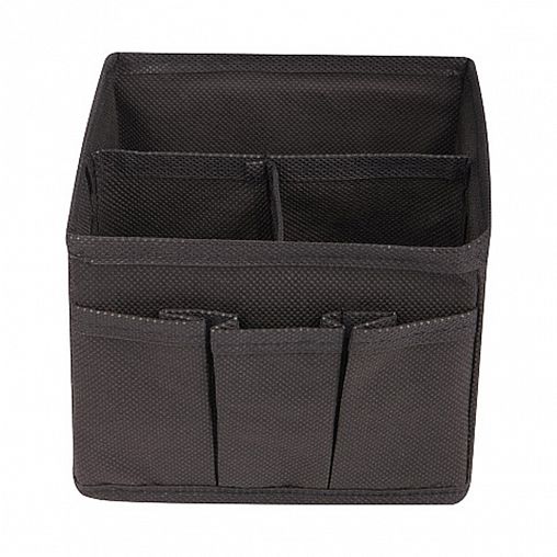 Органайзер для косметики Рыжий кот, 15 x 15 x 12 см, черный фото