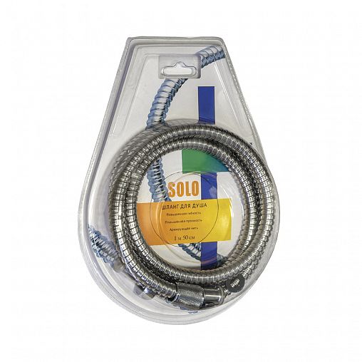 Шланг для душа Профсан Solo, 1/2" x 1/2", 1,5 м фото