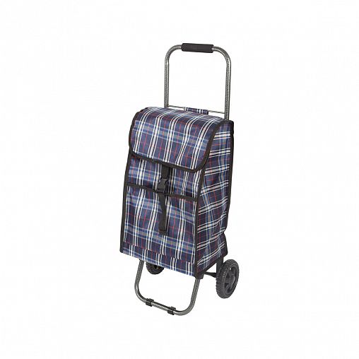 Сумка-тележка хозяйственная Рыжий кот Клетка, 30 кг фото