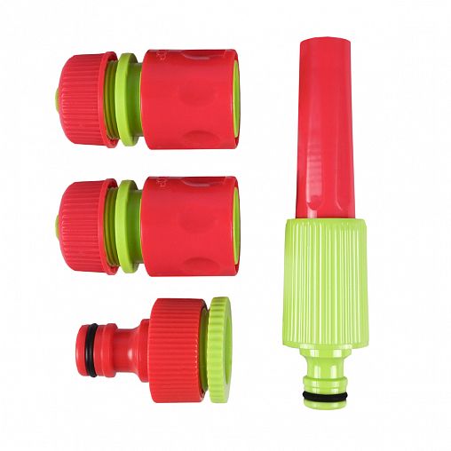 Набор фитингов для шлангов Feona, 1/2", 4 предмета фото