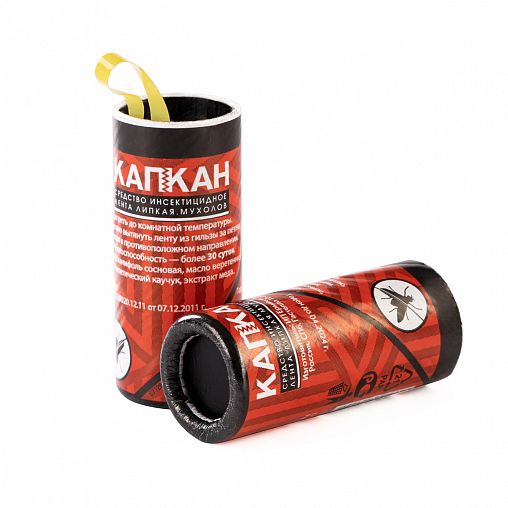 Липкая лента от мух Капкан фото