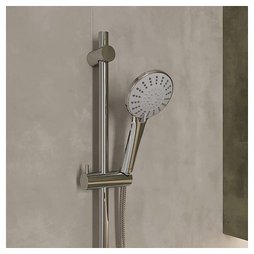 Лейка для душа Milardo Ideal Spa, 5 режимов, хром фото