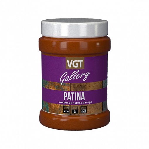 Эмаль универсальная VGT Gallery ВД-АК-1179 Patina, матовая, 0,25 кг, ржавчина 2 фото