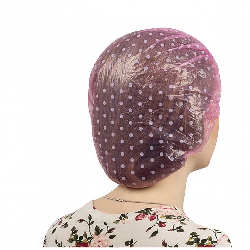 Шапочка для душа Рыжий кот, d 25 см, набор 3 шт фото