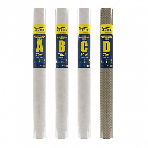 Влаго-ветрозащитная мембрана Велфорд A, ширина 1,6 м, 70 м² фото