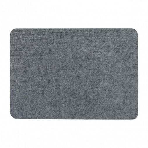 Коврик придверный Vortex Slim, влаговпитывающий, ребристый, 50 x 80 см, серый фото