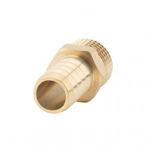 Штуцер латунный для шланга Alato с наружной резьбой 1/2", 16 мм фото