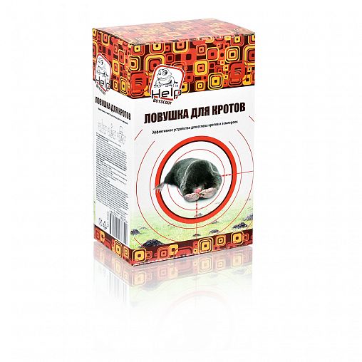 Ловушка для кротов Help, механическая, 10 x 12 x 20 см фото