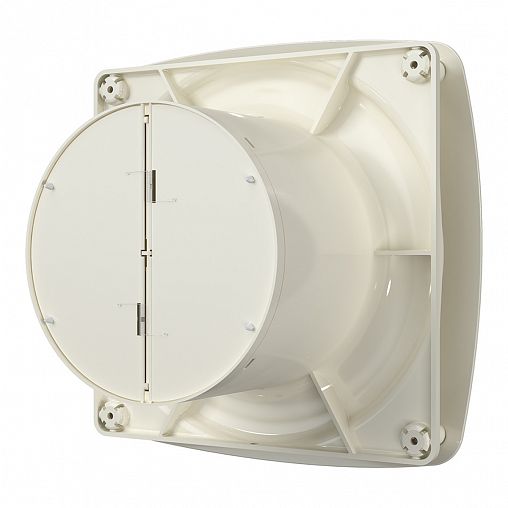 Вентилятор осевой вытяжной DiCiTi Rio 5C Ivory D125, с обратным клапаном фото