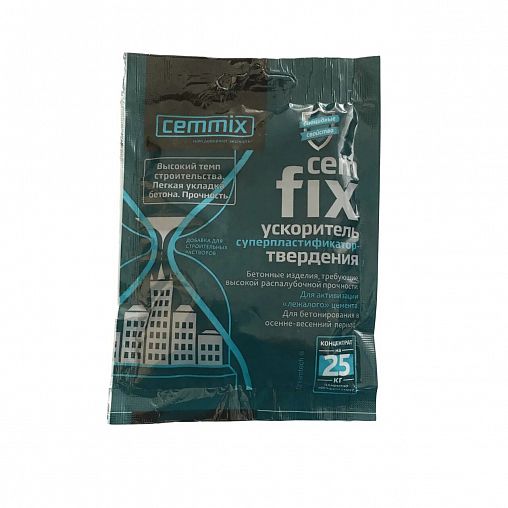 Ускоритель твердения Cemmix CemFix, концентрат, 50 мл фото