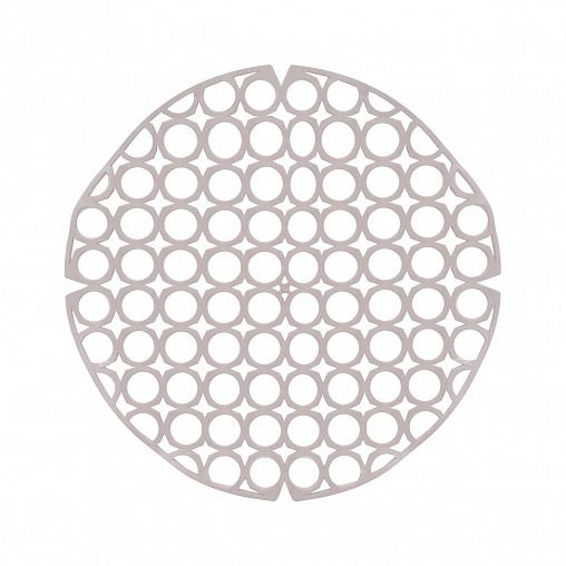 Коврик для раковины Мультидом, ПВХ, d 28 см, микс фото