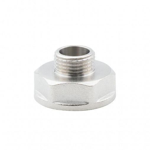 Переходник латунный никелированный Alato внутренняя-наружная резьба 1" x 1/2" фото