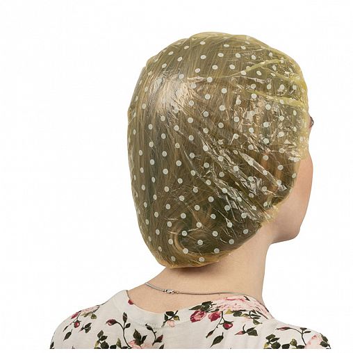 Шапочка для душа Рыжий кот, d 25 см, набор 3 шт фото