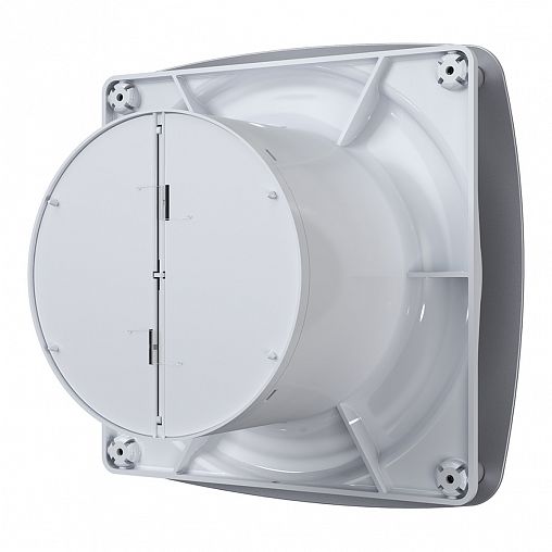 Вентилятор осевой вытяжной DiCiTi Rio 5C Gray metal D125, с обратным клапаном фото