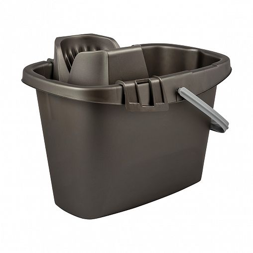 Ведро Моп с отжимом Spin&Clean Step, 13 л, антрацит фото