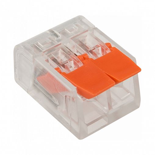 Клемма универсальная компактная Rexant СМК 221-412, 2-проводная, до 4 мм², 20 шт фото