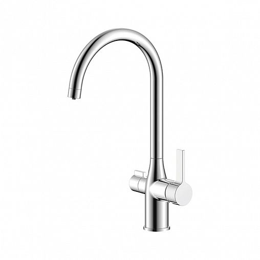 Смеситель для кухни IDDIS Pure, с подключением к фильтру, хром фото