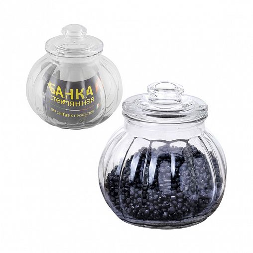 Банка для сыпучих продуктов Mallony Bolla, стеклянная, с крышкой, 2,25 л фото