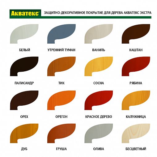 Защитно-декоративное покрытие для дерева Акватекс Экстра 81922, полуглянцевое, 0,8 л, утренний туман фото