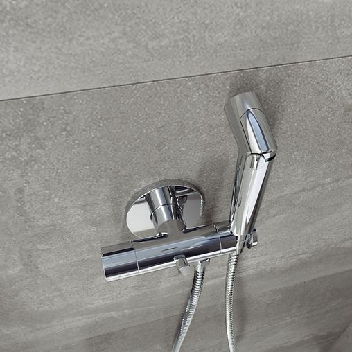 Встраиваемый гигиенический душ со смесителем IDDIS Axes AXESBR0i08, хром фото