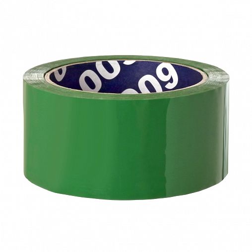 Скотч упаковочный Unibob 600, 48 мм x 66 м, зеленый фото