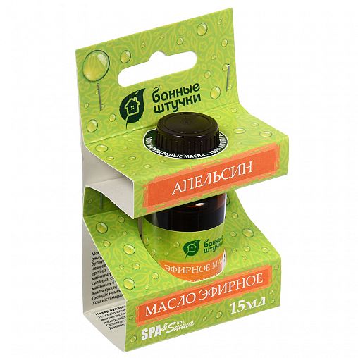 Масло эфирное Банные штучки Spa & Sauna Апельсин, 15 мл фото