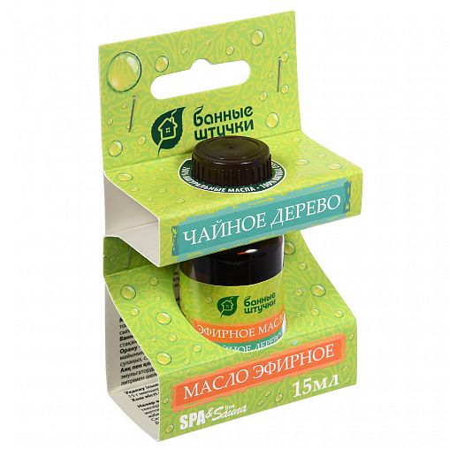Масло эфирное Банные штучки Spa & Sauna Чайное дерево, 15 мл фото
